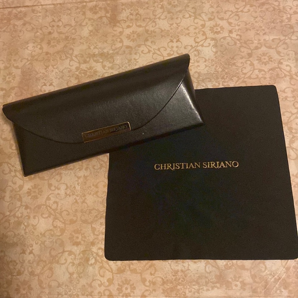 Christian Siriano eyeglass case